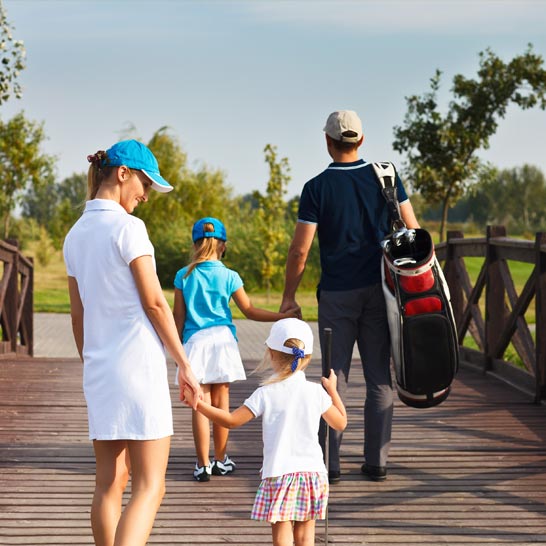 A family of golfers